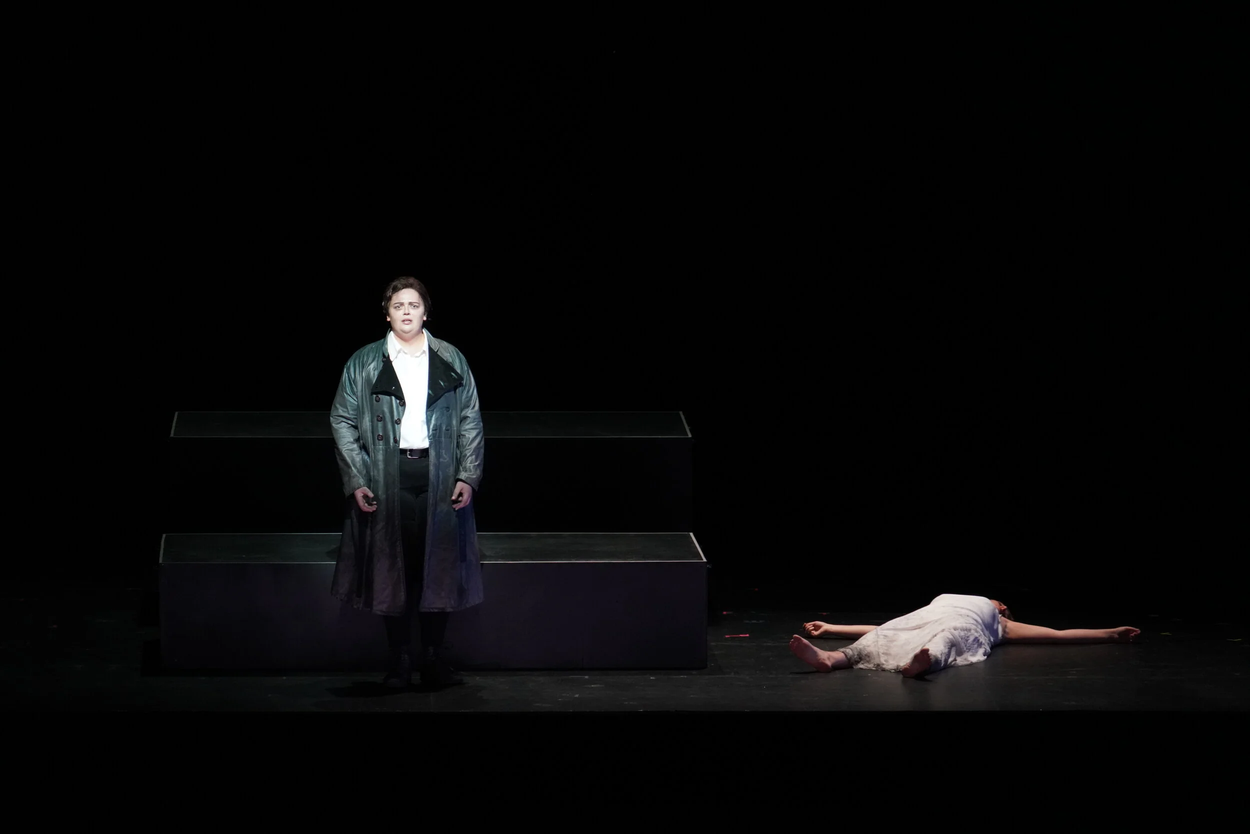  Orfeo in  Orfeo ed Euridice  in the Santa Fe Opera Apprentice Showcase 2019. Photo: Paul Horpedahl. 