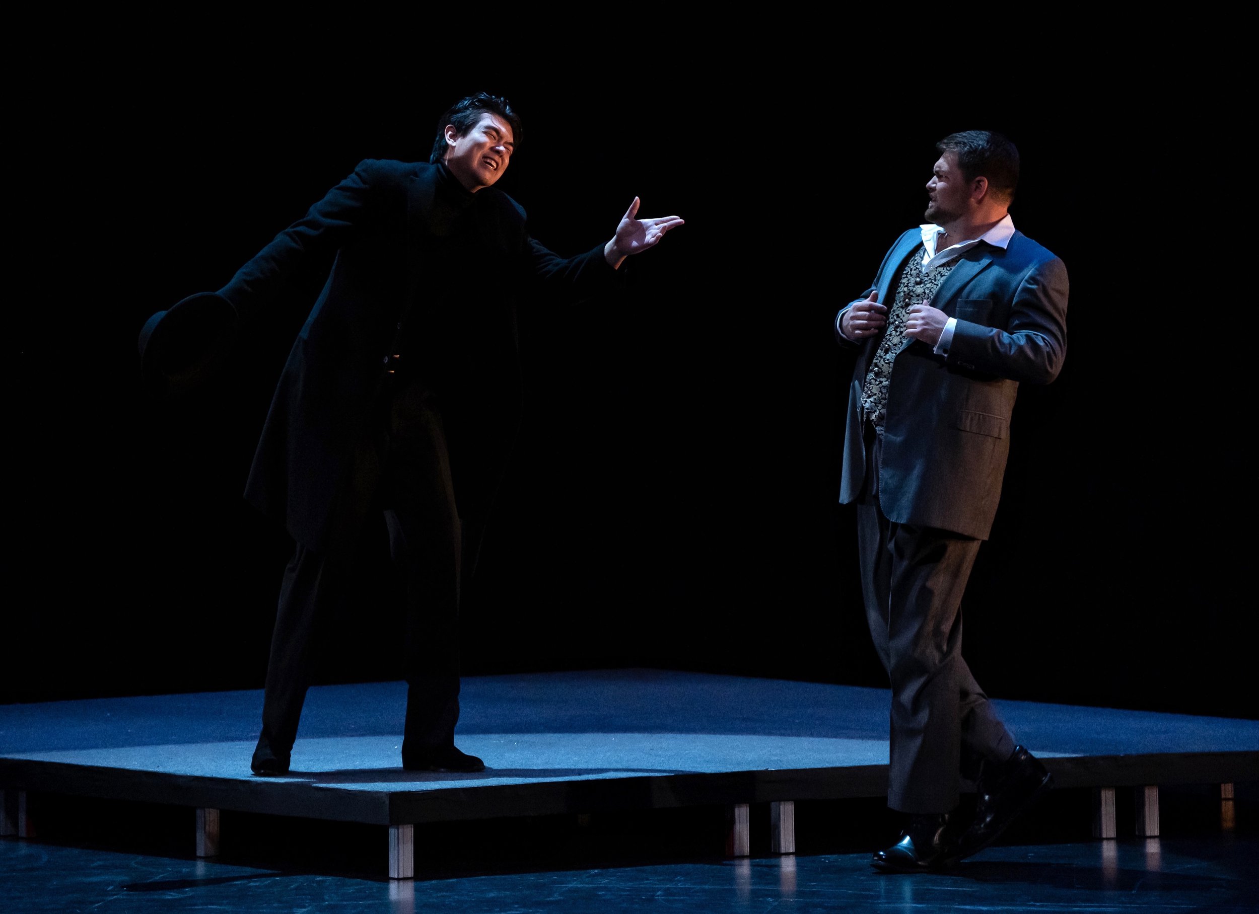  Méphistophélès in Faust in the Houston Grand Opera Studio Showcase. Photo: Lynn Lane. 