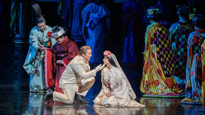  Pinkerton in  Madama Butterfly  at The Metropolitan Opera. Photo: Richard Termine. 
