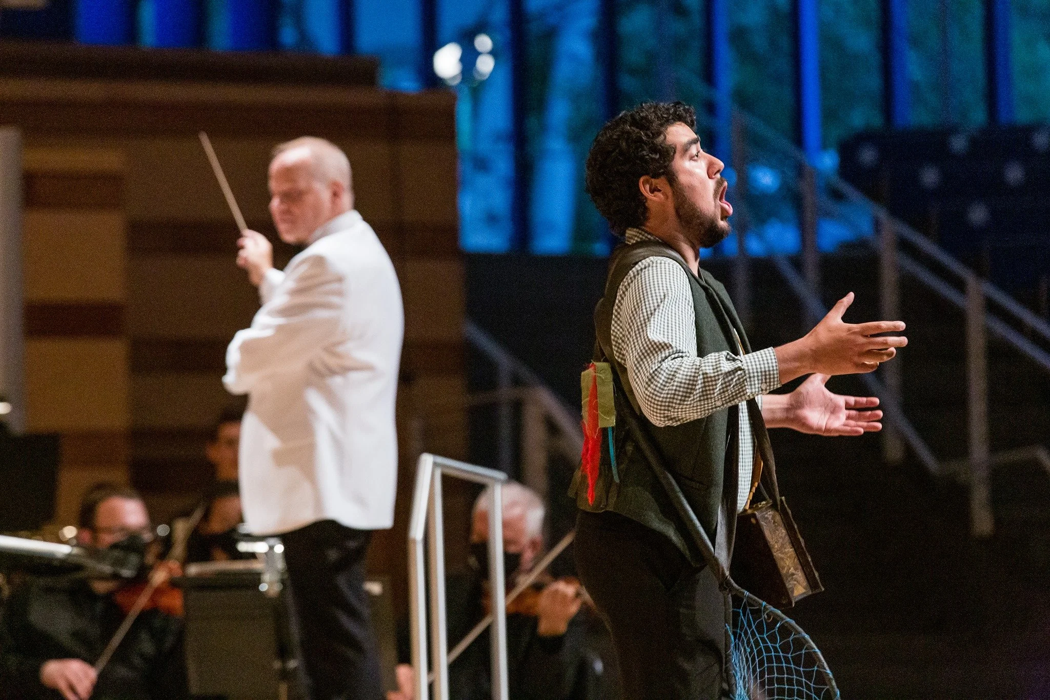  Papageno in  Die Zauberflöte  in concert at Aspen Music Festival. Photo: Elle Logan. 