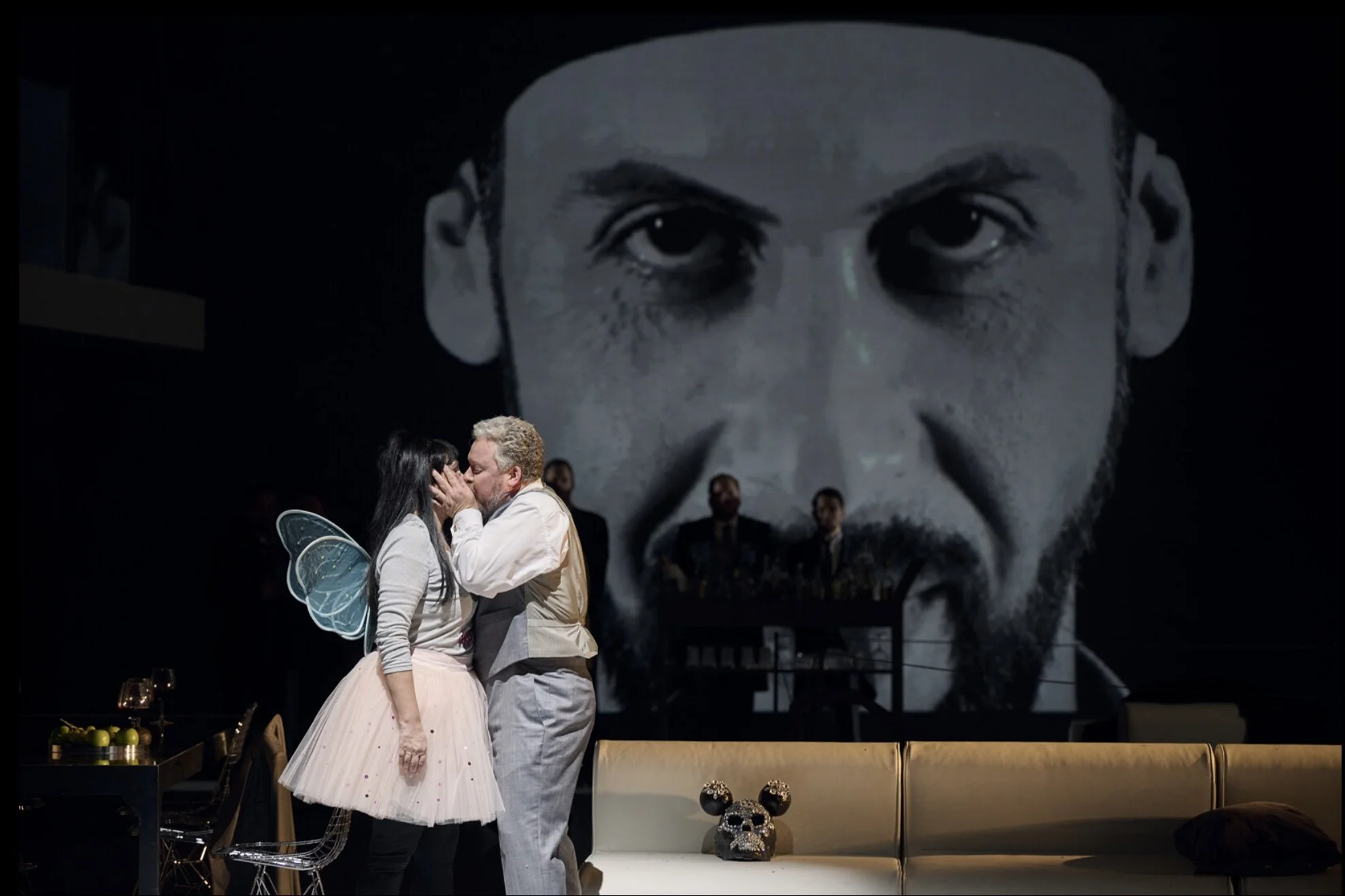  Herod in  Salome  at Staatsoper Stuttgart. Photo: Martin Sigmund. 