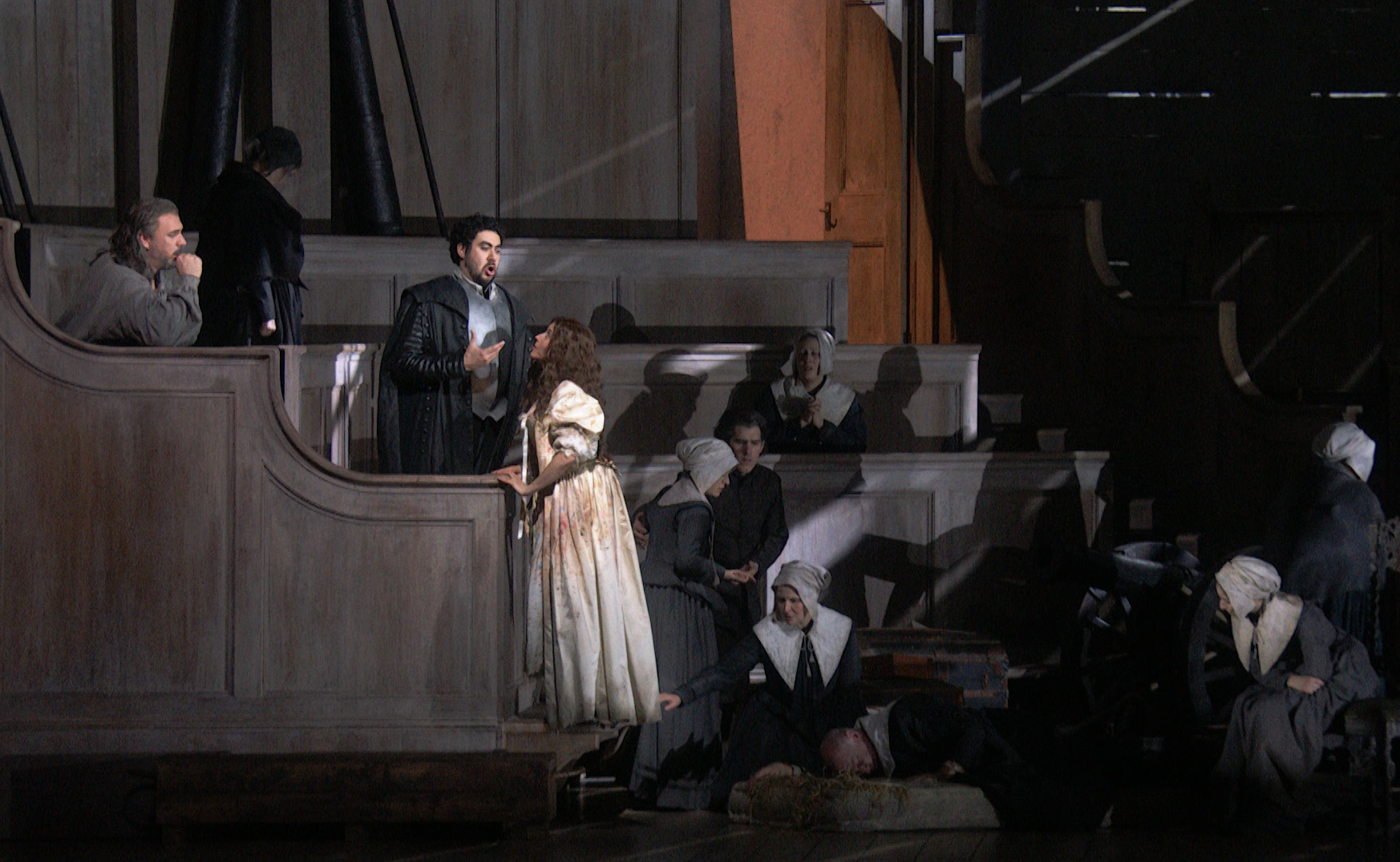  Riccardo Forth in I puritani at The Metropolitan Opera. Image: courtesy of The Metropolitan Opera. 