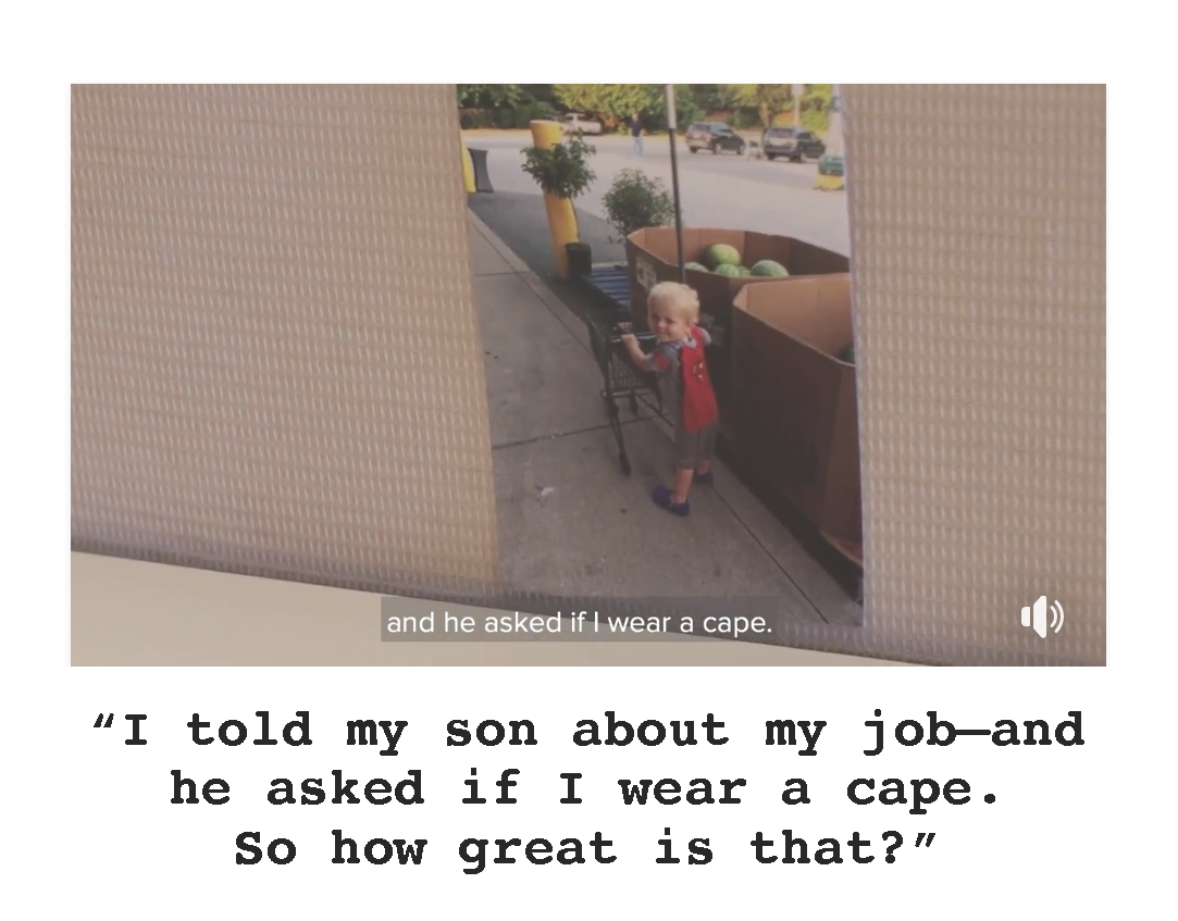 Seeing this photo on the advisor's desk, I added a tailored line to give the closing dialogue real emotional punch.