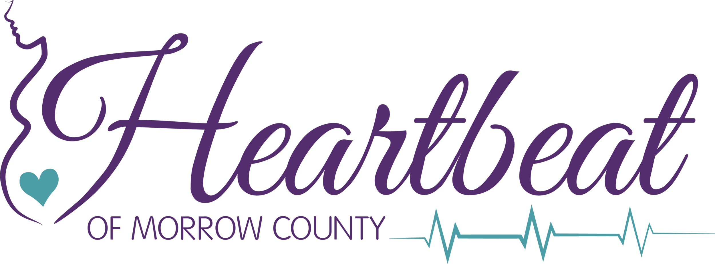 Heartbeat of Morrow County logo