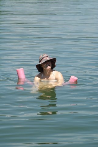 Nothing like summer with SPF 100 and a wide brimmed hat.