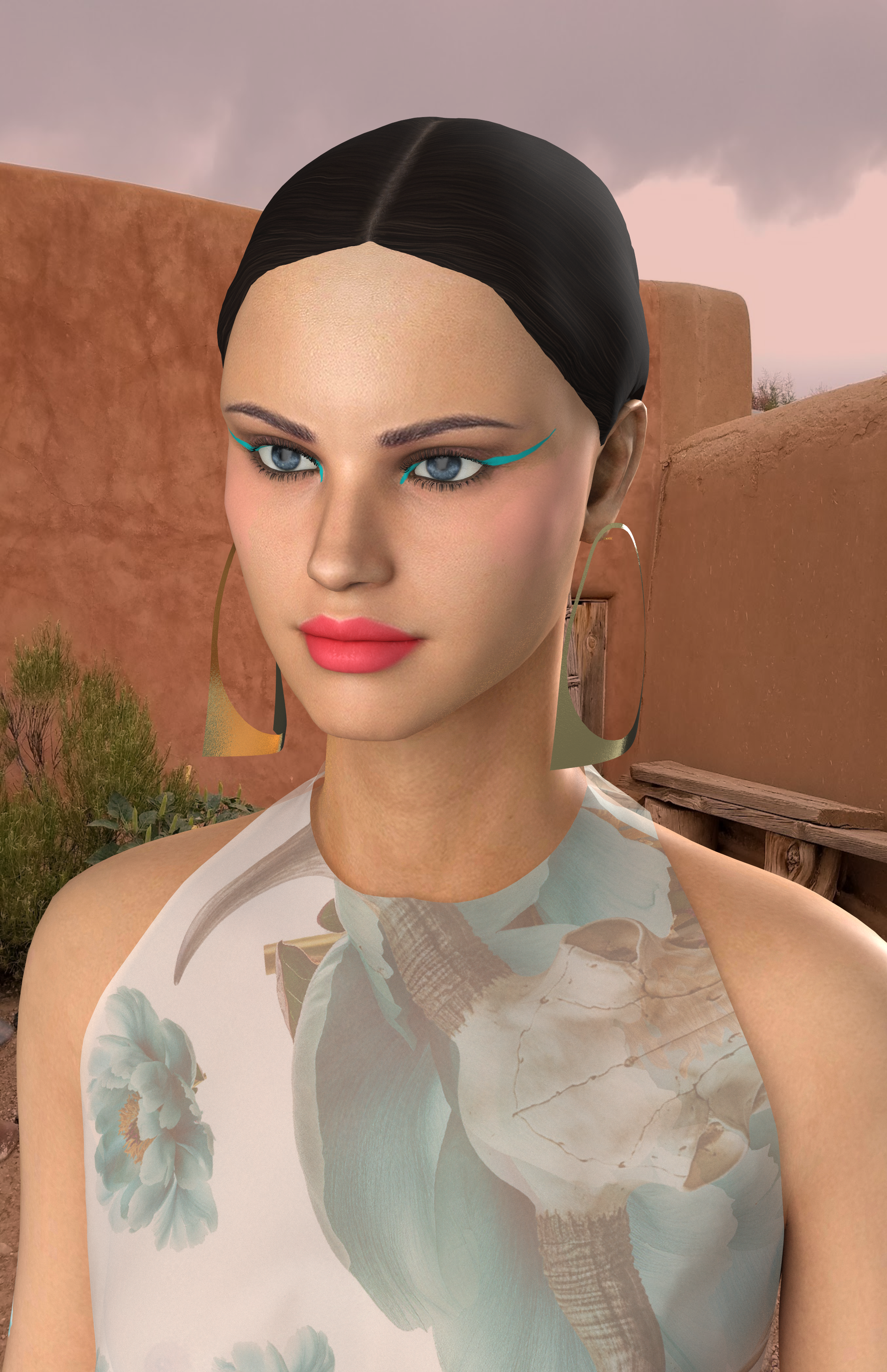 Ghost Ranch Look 1 glam.png