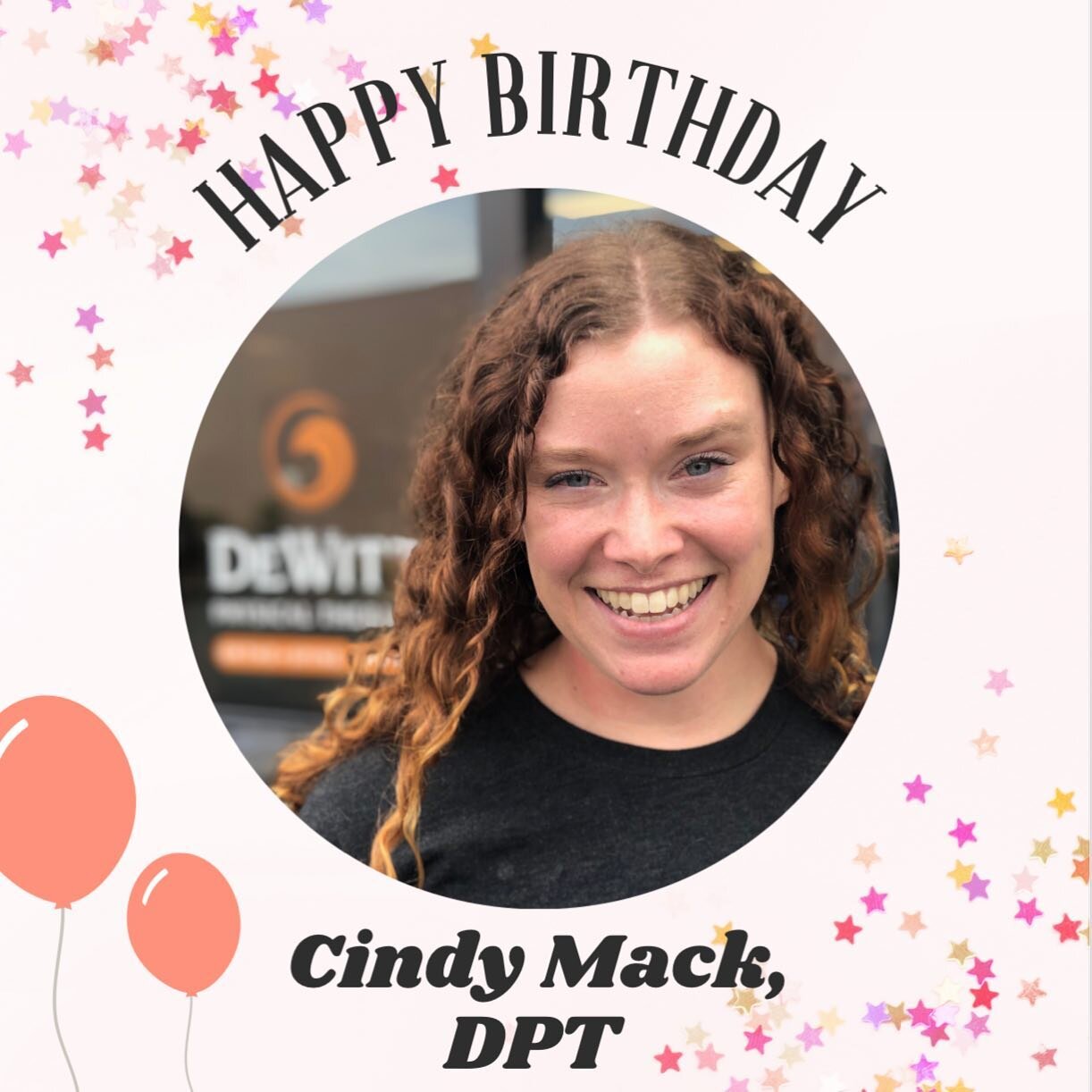 Happy, happy birthday Cindy Mack, DPT! 👏🏼🏋🏼&zwj;♀️🥾🌲

Thank you for all you do here and all the hard work you put in, we hope you have a great day! 💚🤘🏼
