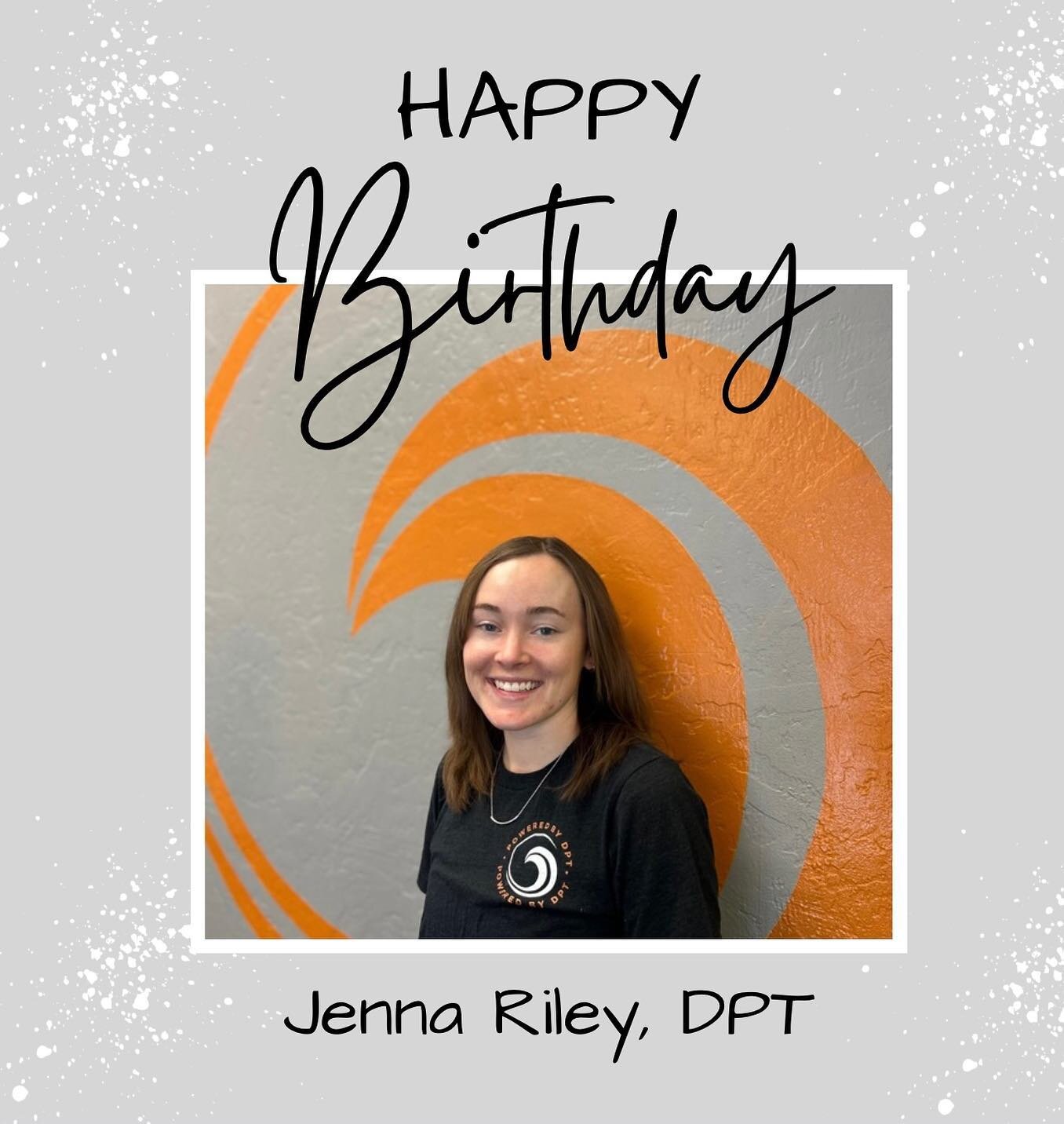 Happy Birthday to our newest team member, Jenna Riley, DPT!

We are so happy you joined our team and we are excited for what&rsquo;s ahead! 💪🏼🎉