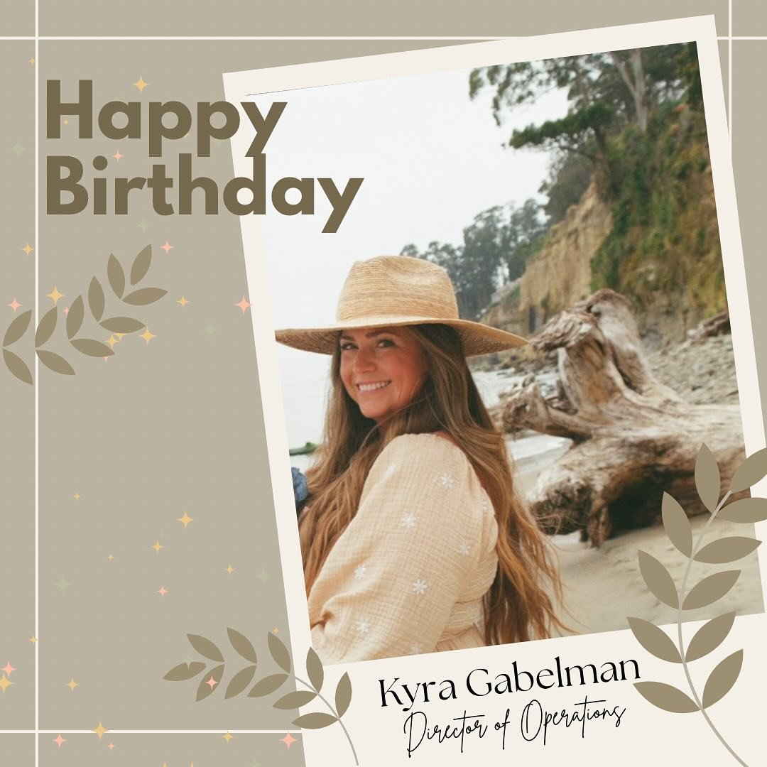 Happiest of Birthdays to our Director of Operations, Kyra Gabelman! 💛👏

 If you&rsquo;ve ever met Kyra, you&rsquo;d know that she is the most caring, determined, loving person out there! She does so much for our clinic and it doesn&rsquo;t go unnot