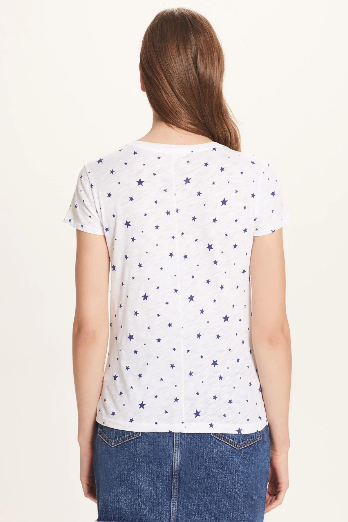 White / Royal Stars