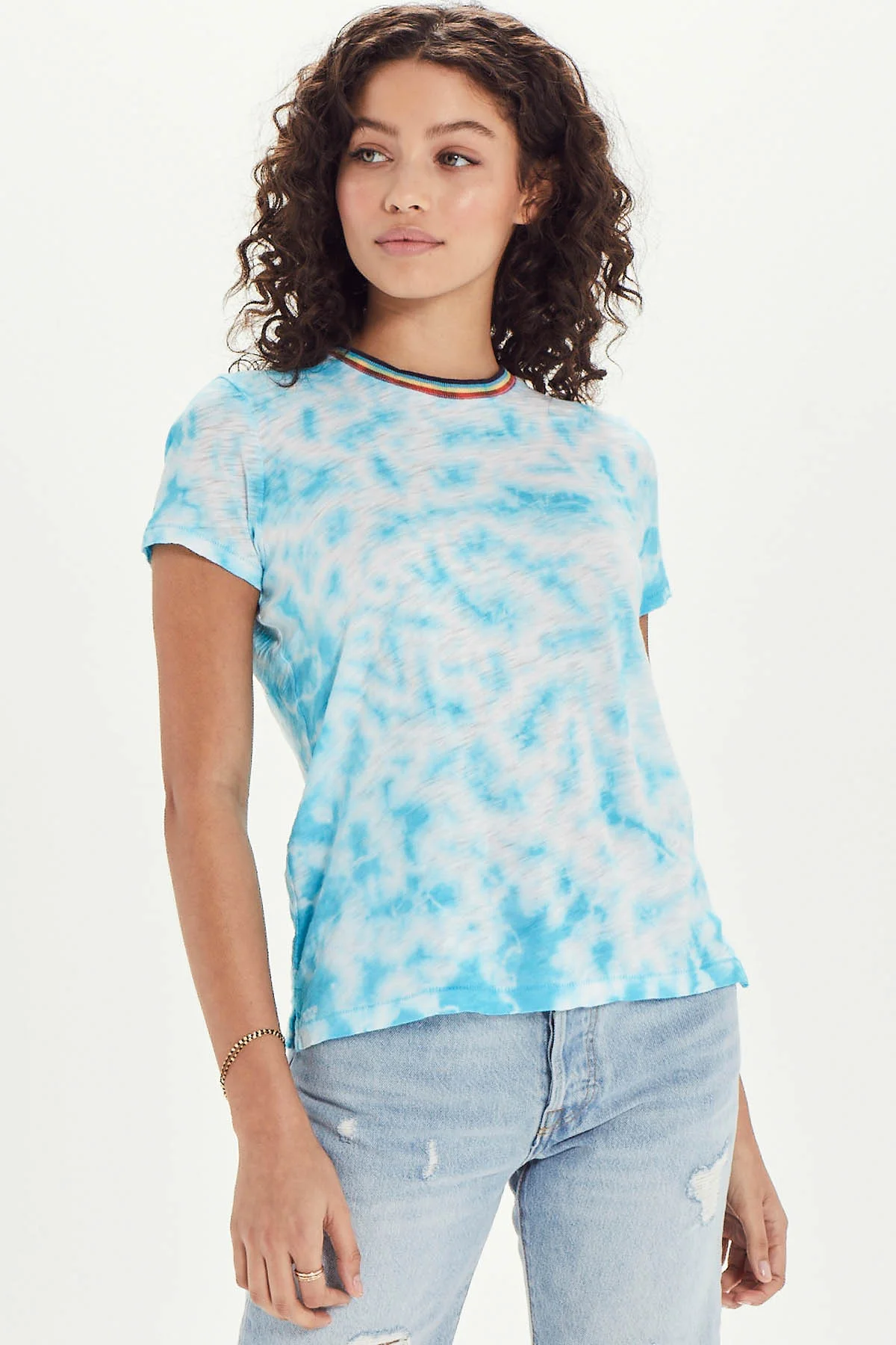 Turquoise Tie Dye Rainbow