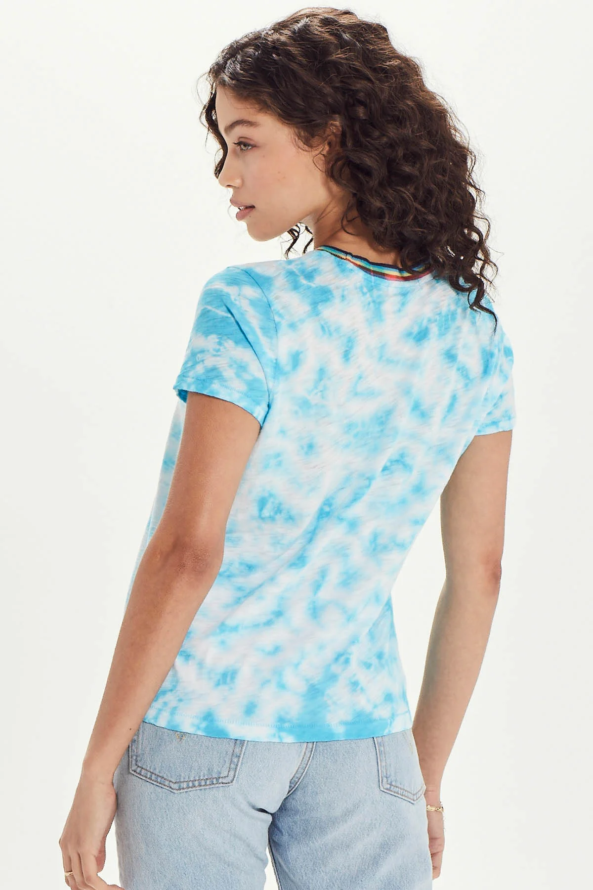 Turquoise Tie Dye Rainbow