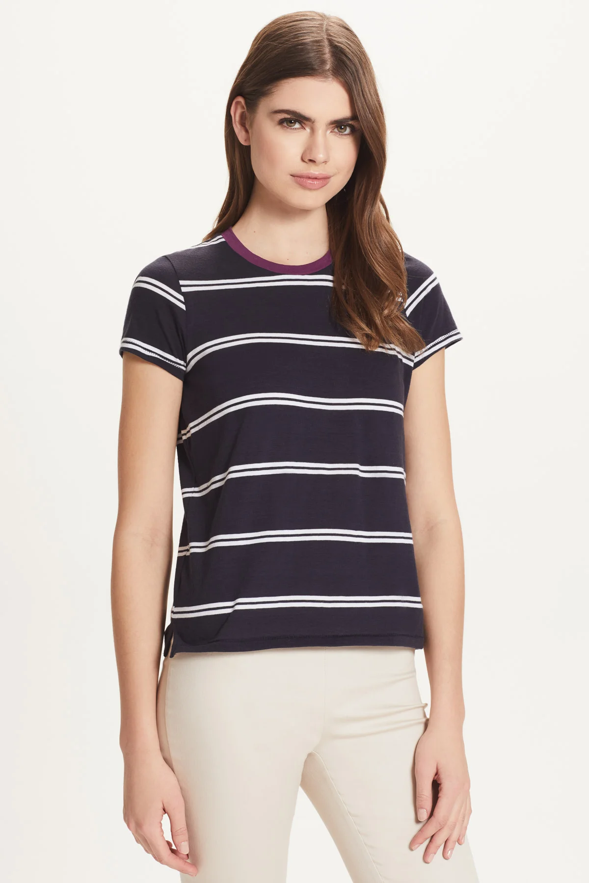 Navy / White / Orchid