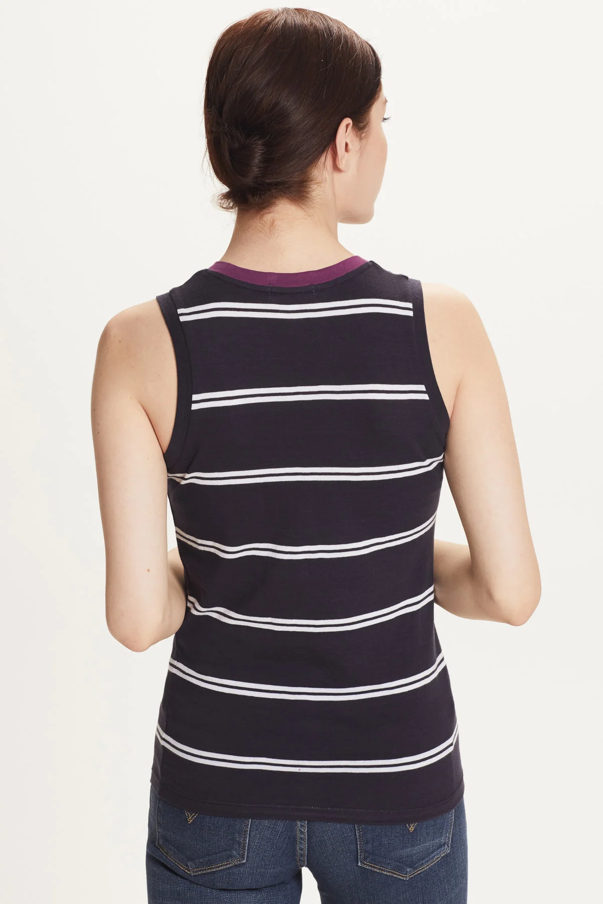 Navy / White / Orchid