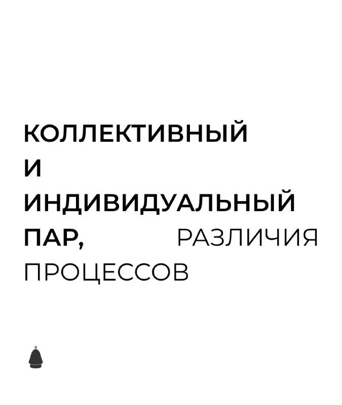Коллективный или индивидуальный пар?