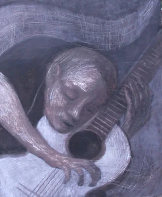Lamentation with Guitar - £400.00 - FOR SALE