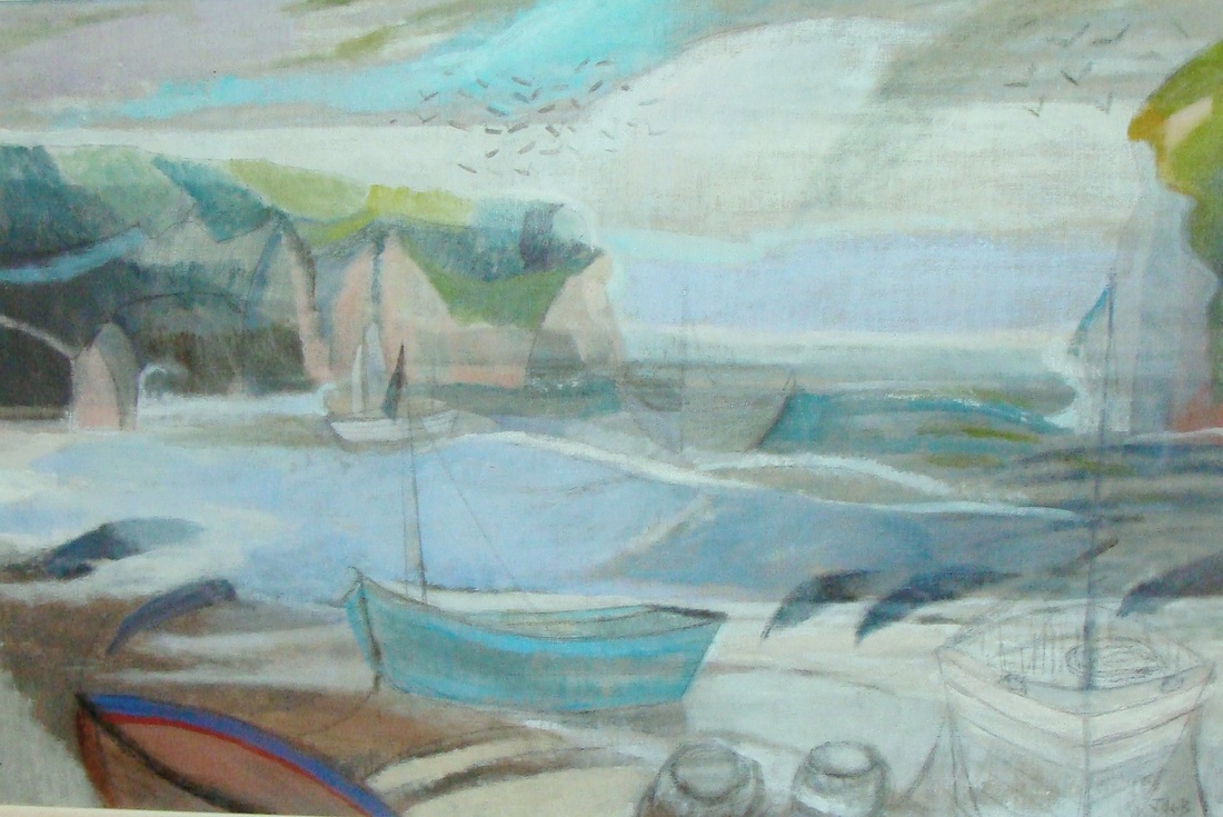 Boats in the Bay - SOLD