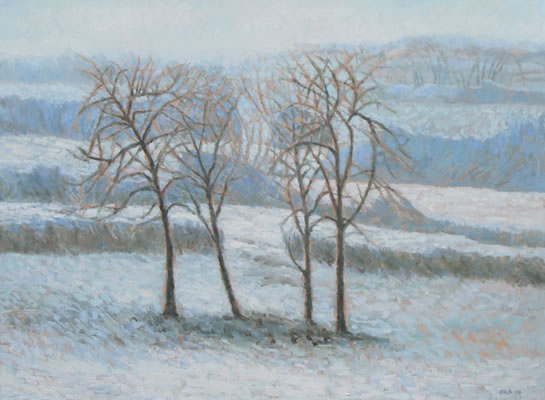 Winter Trees Cold Ashton - SOLD