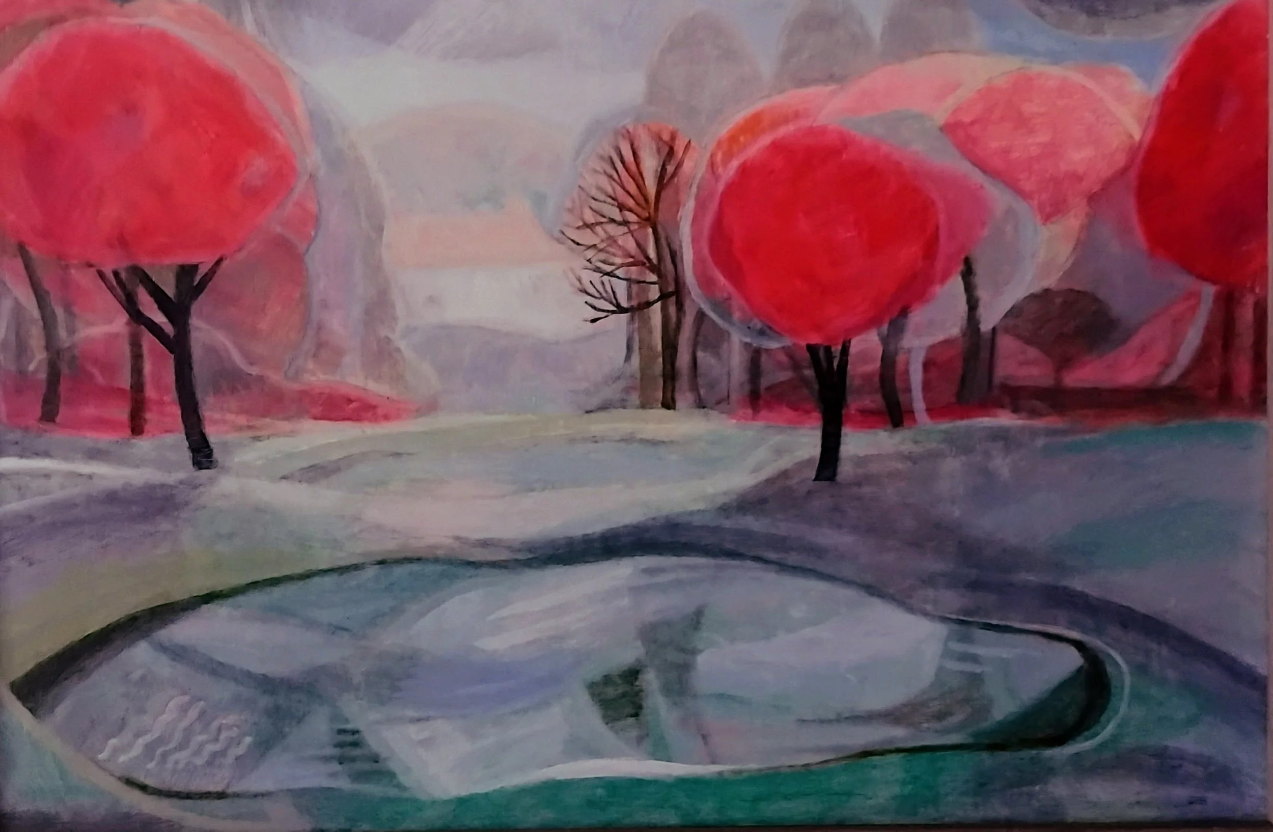 AUTUMN CHERRIES- £375.00 - FOR SALE