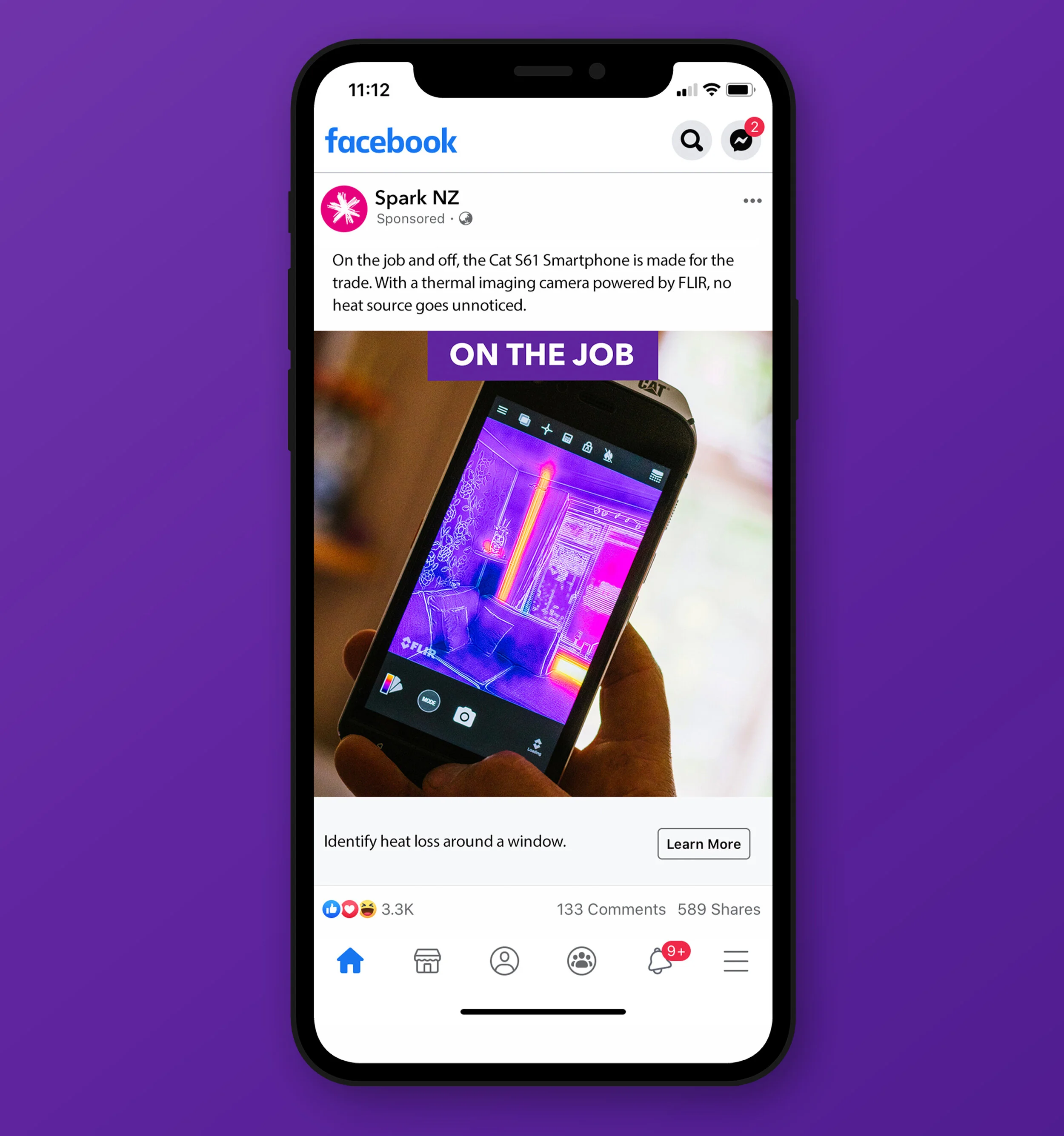 Spark - Cat S61 phone