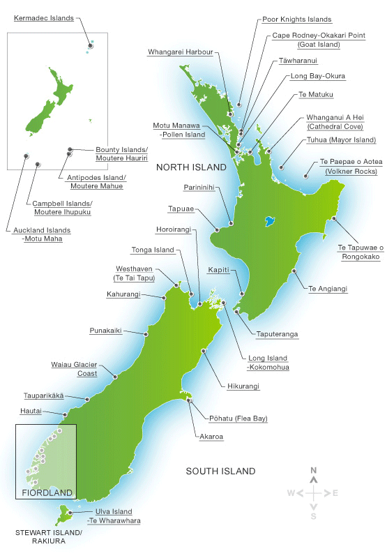 Marine Reserves throughout New Zealand. Sourced from, Department of Conservation:&nbsp;  http://www.doc.govt.nz/nature/habitats/marine/marine-reserves-a-z/marine-reserves-map/&nbsp;
