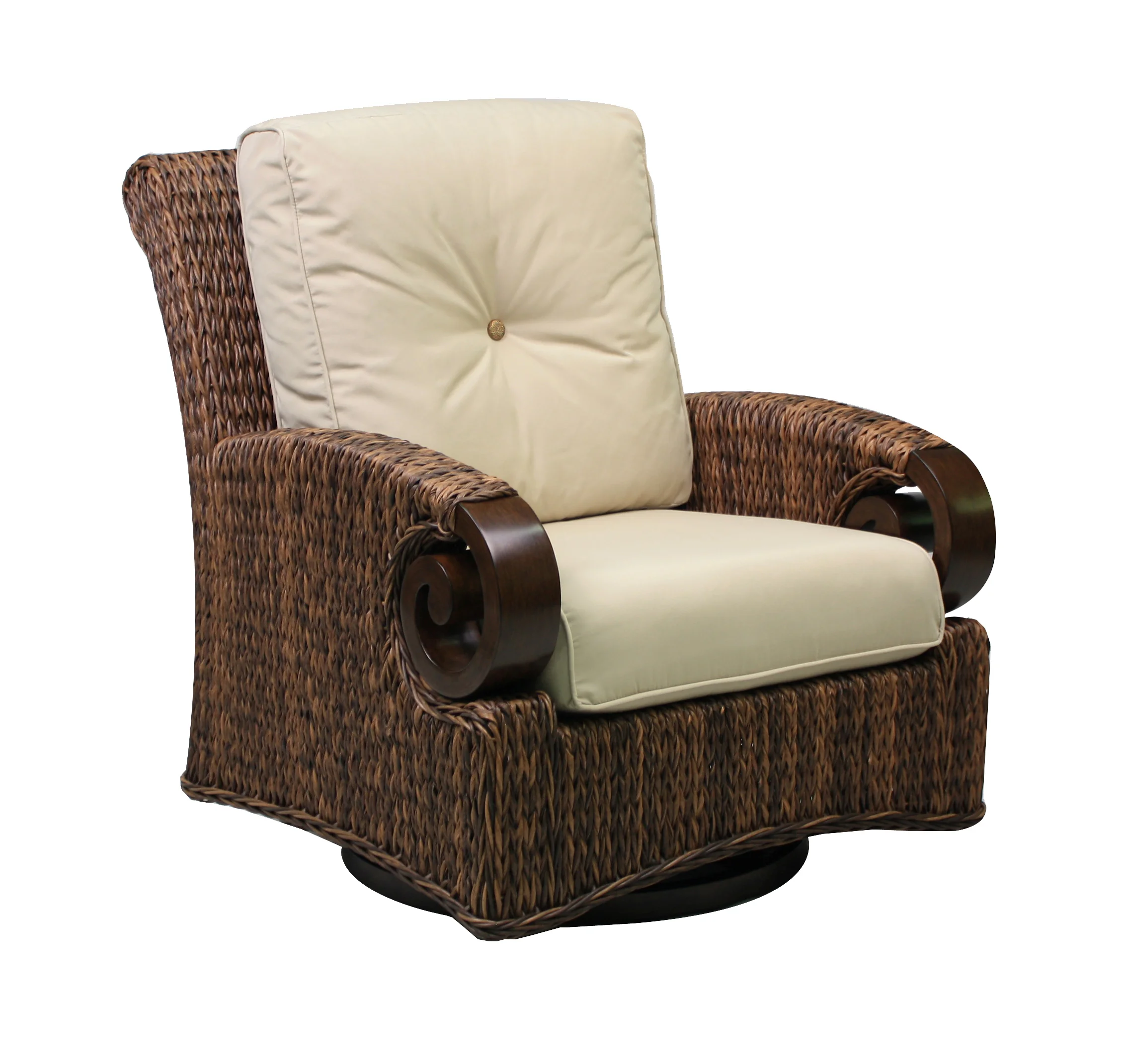 973829 Antigua DS Swivel Glider 33.1" x 40.8" x 38.9"