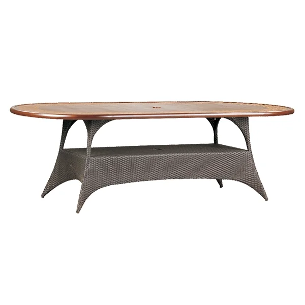 970292B Cayman 92" Dining Table Base (Top : CS-4276 Grandeur Aluminum Faux Stone Top) 73.8" x 28.5" x 27.5"