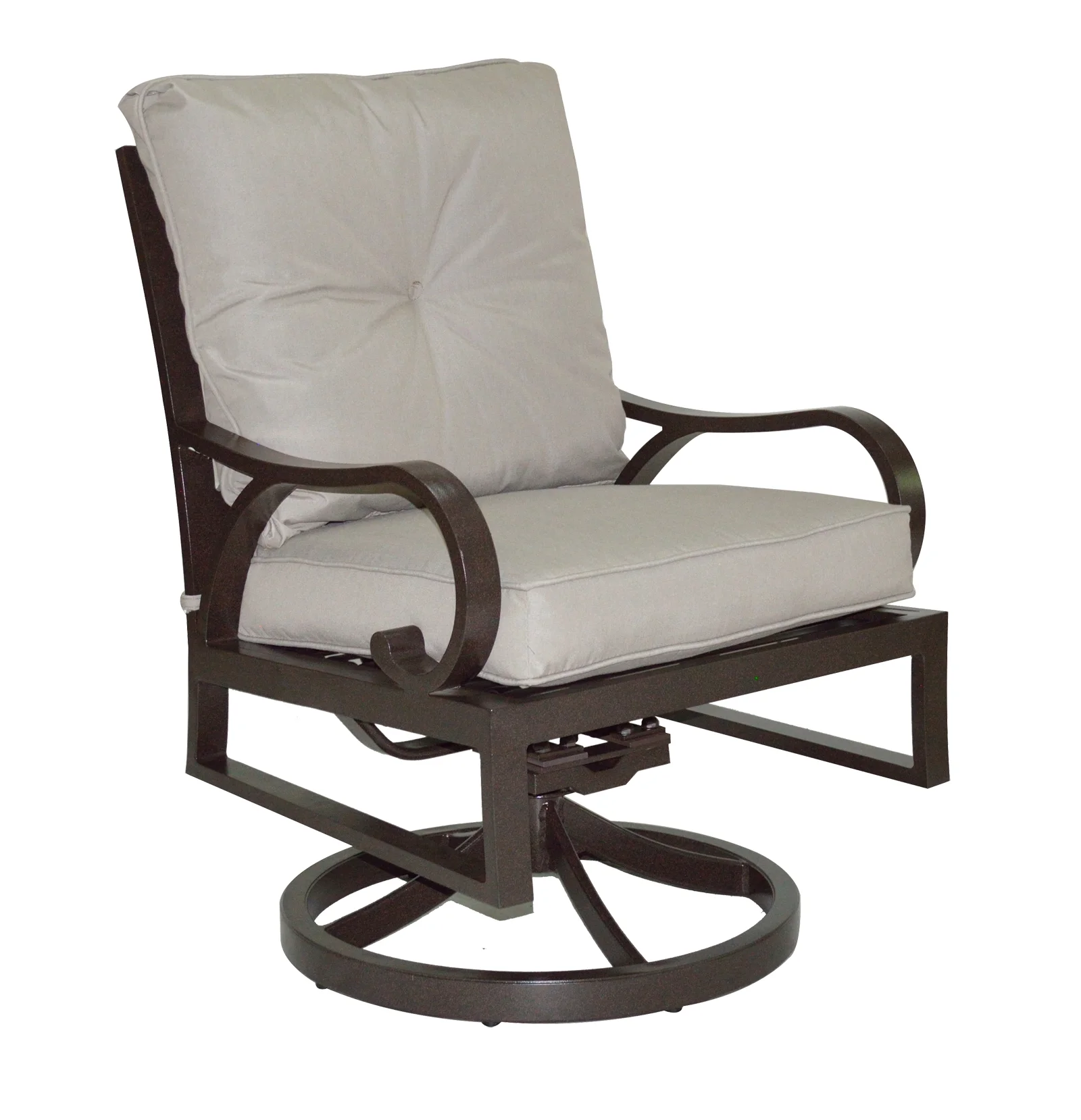 601519 Key Largo Cushioned Dining Swivel Rocker 26 x 30 x36