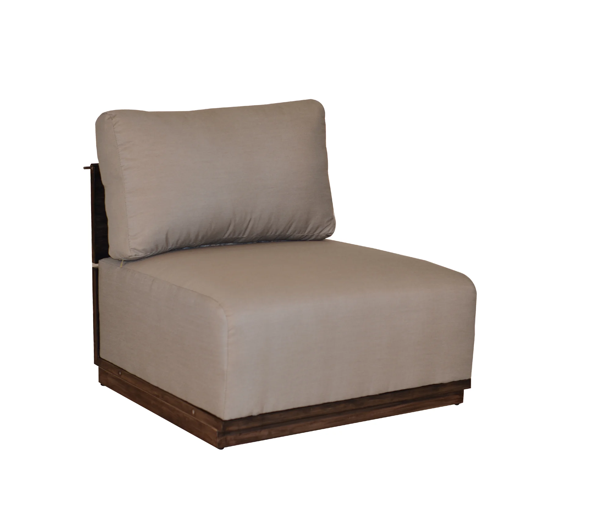 974231A Tribeca Armless Chair 33" x 32" x 26"