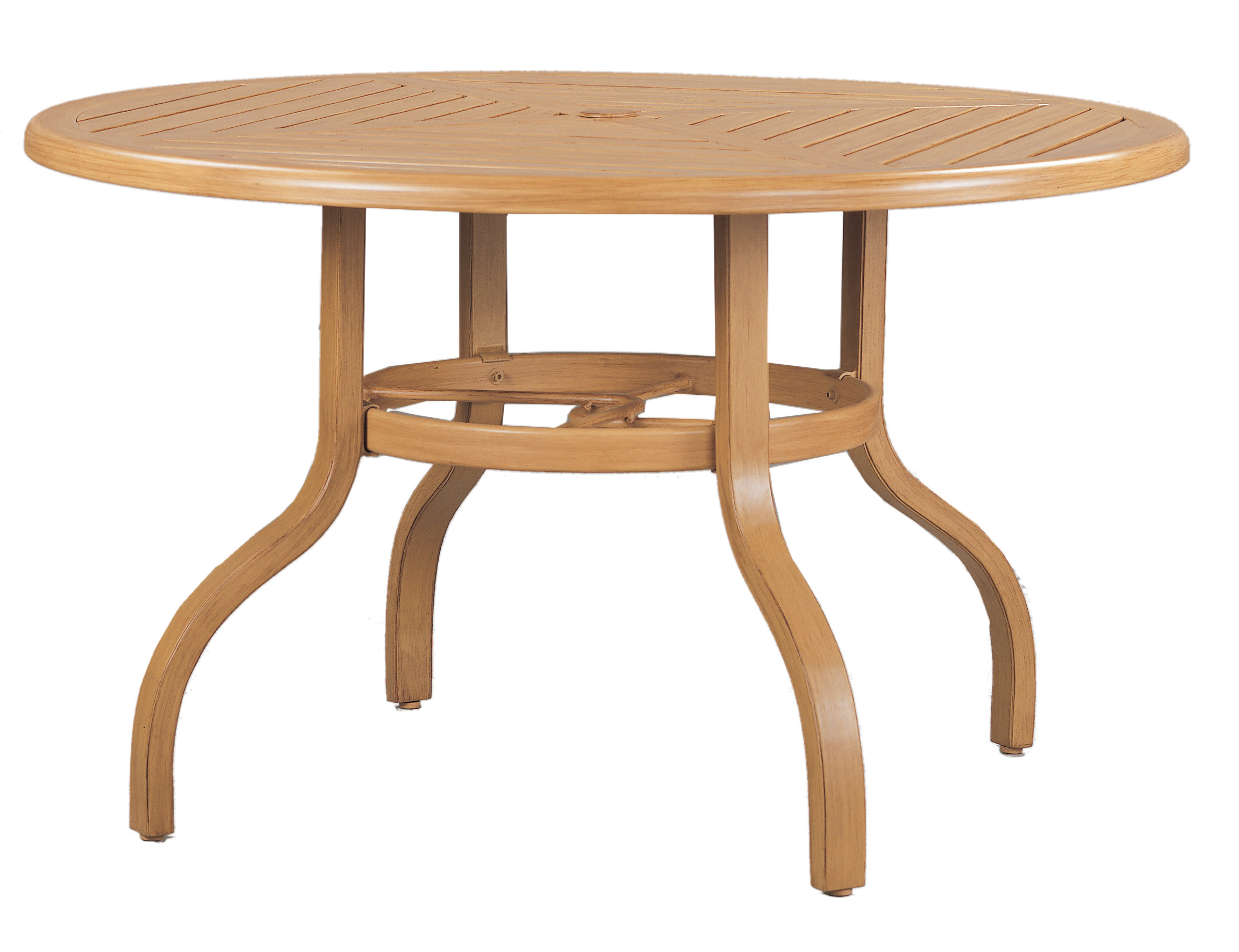 970848B Venice 48" Dining Table Base (Base only) * See Book (Top : W-48R Farnham Aluminum Faux Wood Top) 25" x 25" x 27"