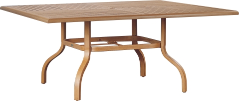 970866B Venice 66" Square Dining Table Base (Base only) * See Book (Top : W-6084 Farnham Aluminum Faux Wood Top) 34" x 34" x 27"