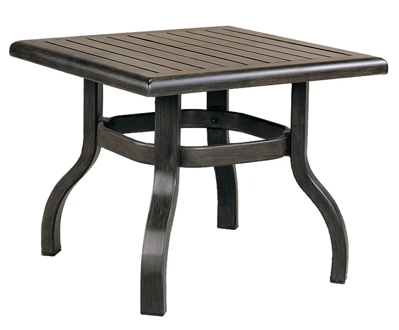 R-24 End table Base Top: W-23S Farnham 23" Square Wood Top