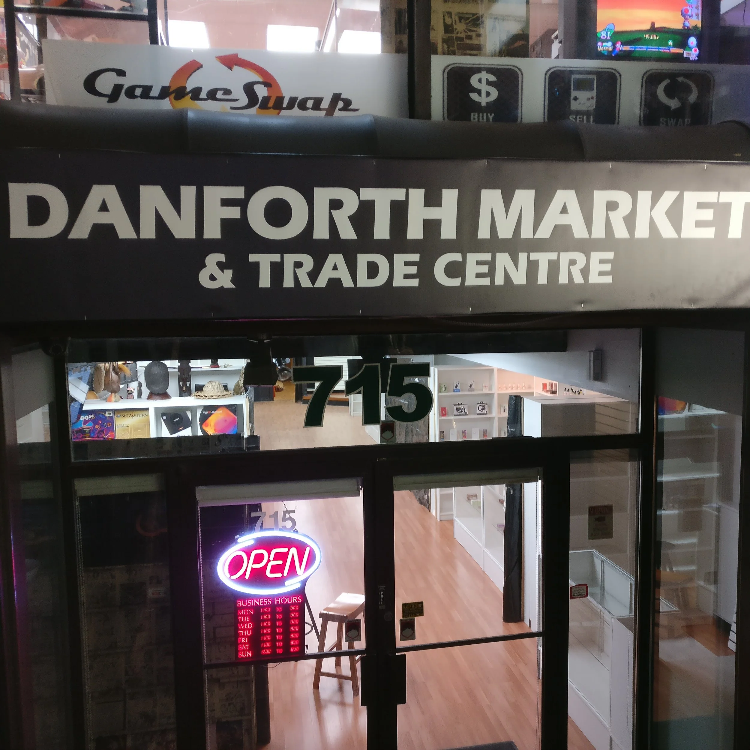 Danforth Market view from outside