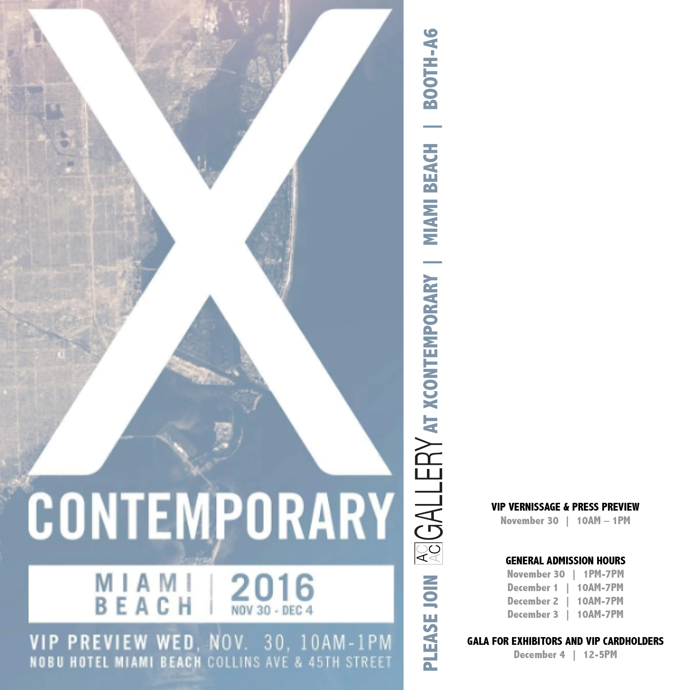 AC GALLERY AT XCONTEMPORARY | MIAMI BEACH | 2016
