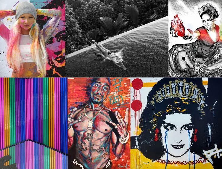 L to R: Frida Davidsson | Vika | Milena Mortati | Joey James Salehi| Oliana Afano | Reena Tolentino SUMMER EXHIBITION | Endless SUMMER | July 1st - July 8th, 2017 Exhibiting artists: Andrew Soria | Bart Mastronardi | Bart Ross | Berivan Ramsey | Brayden | Brenda Salamone | Candace Wight | Chantal Giddens | Chloe Russell | Clement von Franckenstein | Frida Davidsson | George Hobbs | Jazz | Jessus Hernandez | Joey James Salahi | John Szabo | Linda Stelling | Lionel Kahn | Messy Masterpiece | Michael Mason | Mikayel Yeghiazaryan | Milena Mortati | Mr. MK Ultra | Nikko | Oliana Afano | Qin Zhang | Reena Tolentino | René Sheret | Rhonda Lee | Rowan Daly | S.P. Harper | Sona Mirzaei | Stephen Brown | Tori White | Vika Petlakh GALA RECEPTION | Saturday July 1st | 7-11PM | RSVP: Gallery@artistscorner.us Expect a chic evening with collectors, curators, art critics and artists while enjoying Hosted Hors d'oeuvres by Chef Gwen Kenneally Mixed Cocktails (Full open bar) Live Painting by Frida Davidsson Portrait "Treasures Of The Heart" by Milena Mortati Experience “The Glow Room” with Messy Masterpiece & LED Glow Installation by Joey James Salehi Live Music Performance by Josiah and sets by the hottest Hollywood area DJs Unique VIP Guest Key for Exclusive AC Gallery After Hours Party at MA LOUNGE on Sunset in West Hollywood | 10:30PM - 2:00AM ( http://estrellasunset.com/ ) *Admission fee of $20/person applies (includes wristband for access to all the above throughout night + unique VIP key and address to AC Gallery After Hours Party at MA LOUNGE)