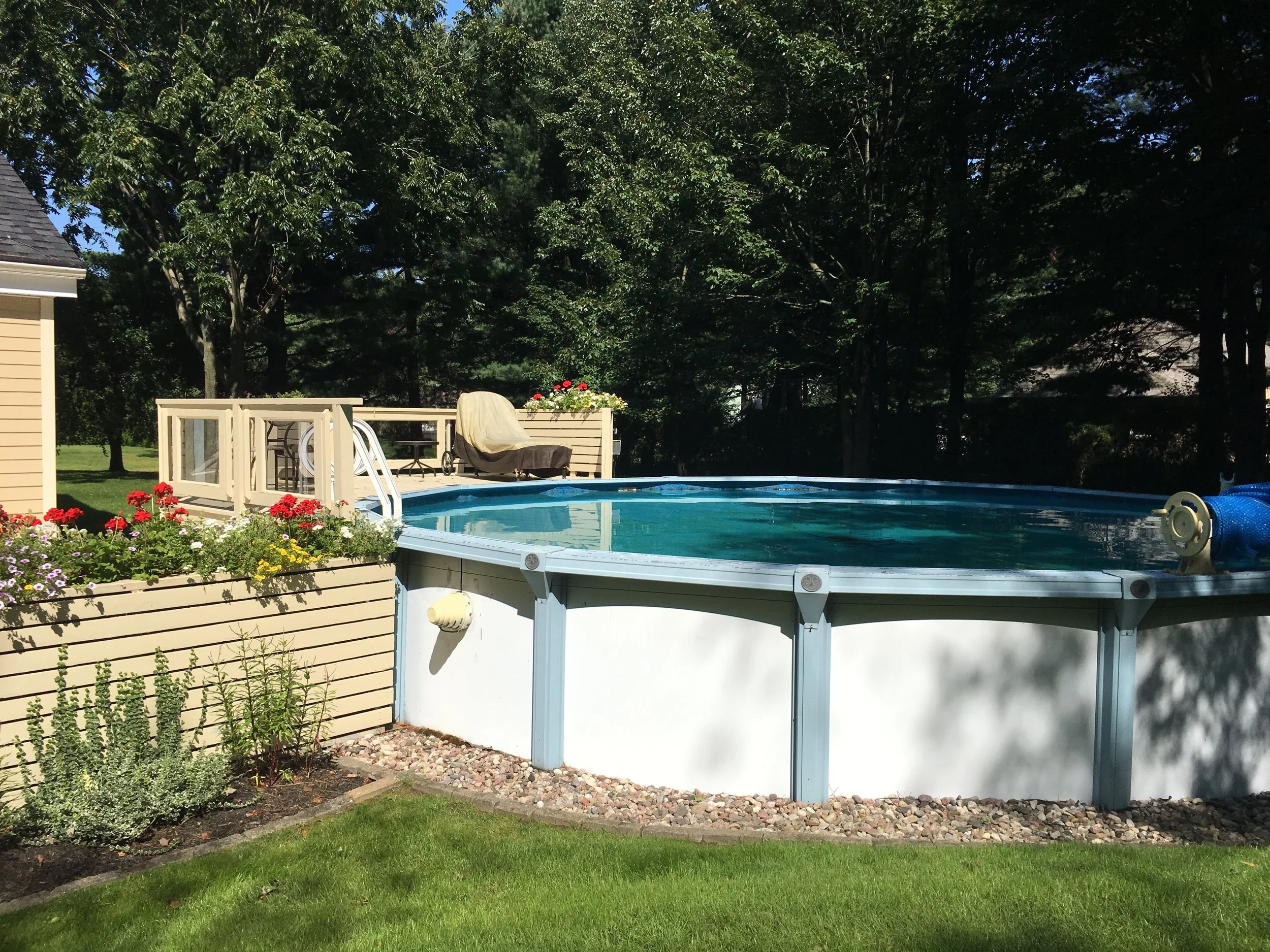 Implantation d'une piscine creusée - Granby - Oxford Design - Design interieur - Projet Marcoux - AVANT 1