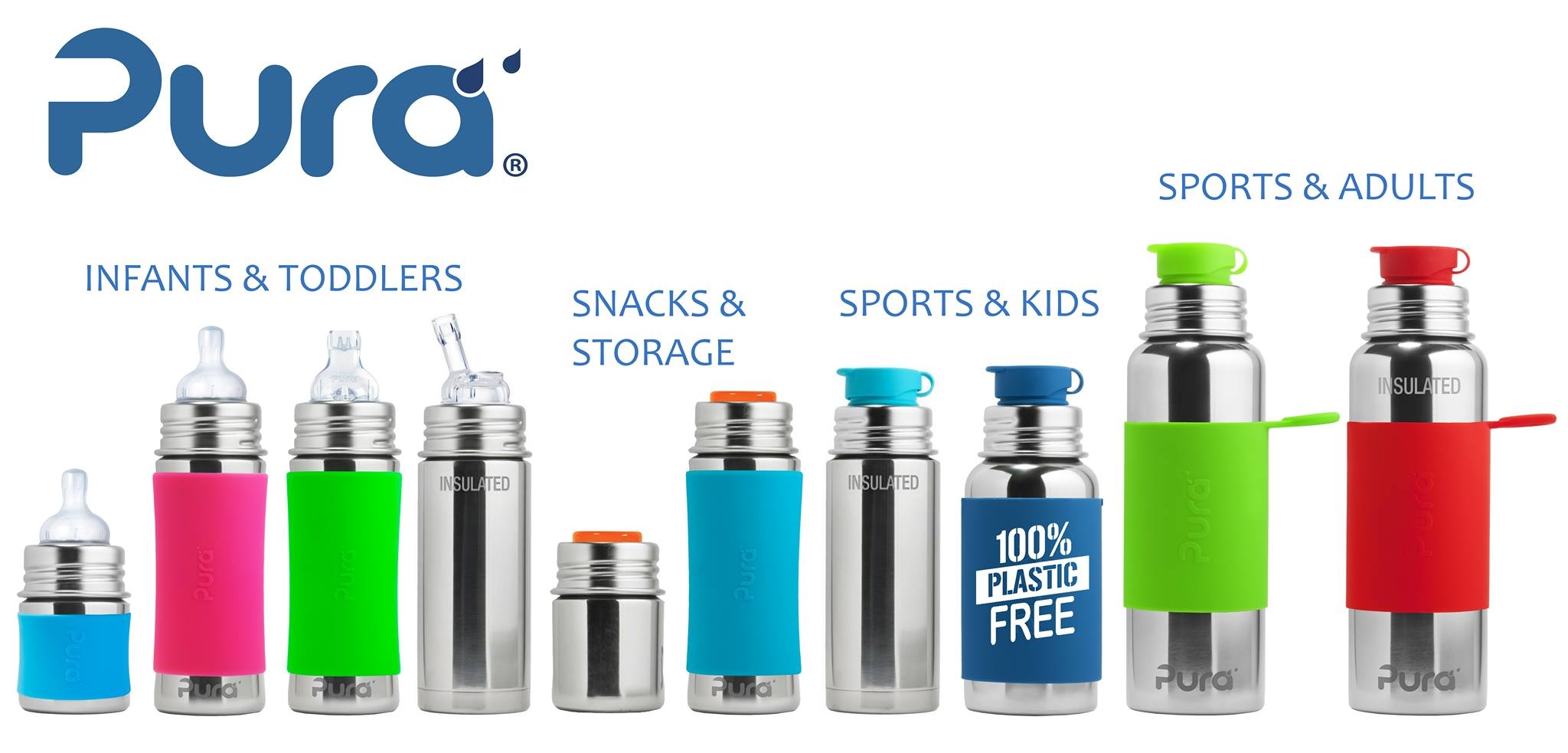 Worry-free Water Drinking with Your Non-Plastic, Pura Stainless