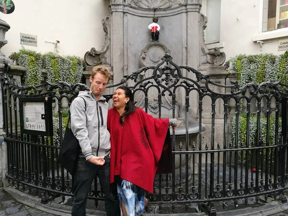 #CapturedonP9 #Brussels #HuaweiMobileUK_The Manneken Pis with Mr Howe.jpg