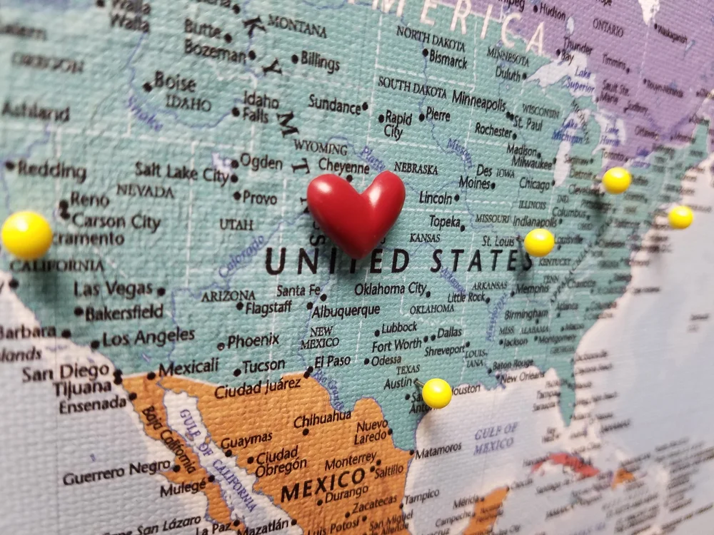 Push Pin Travel Maps : The Perfect Gift For A Traveler