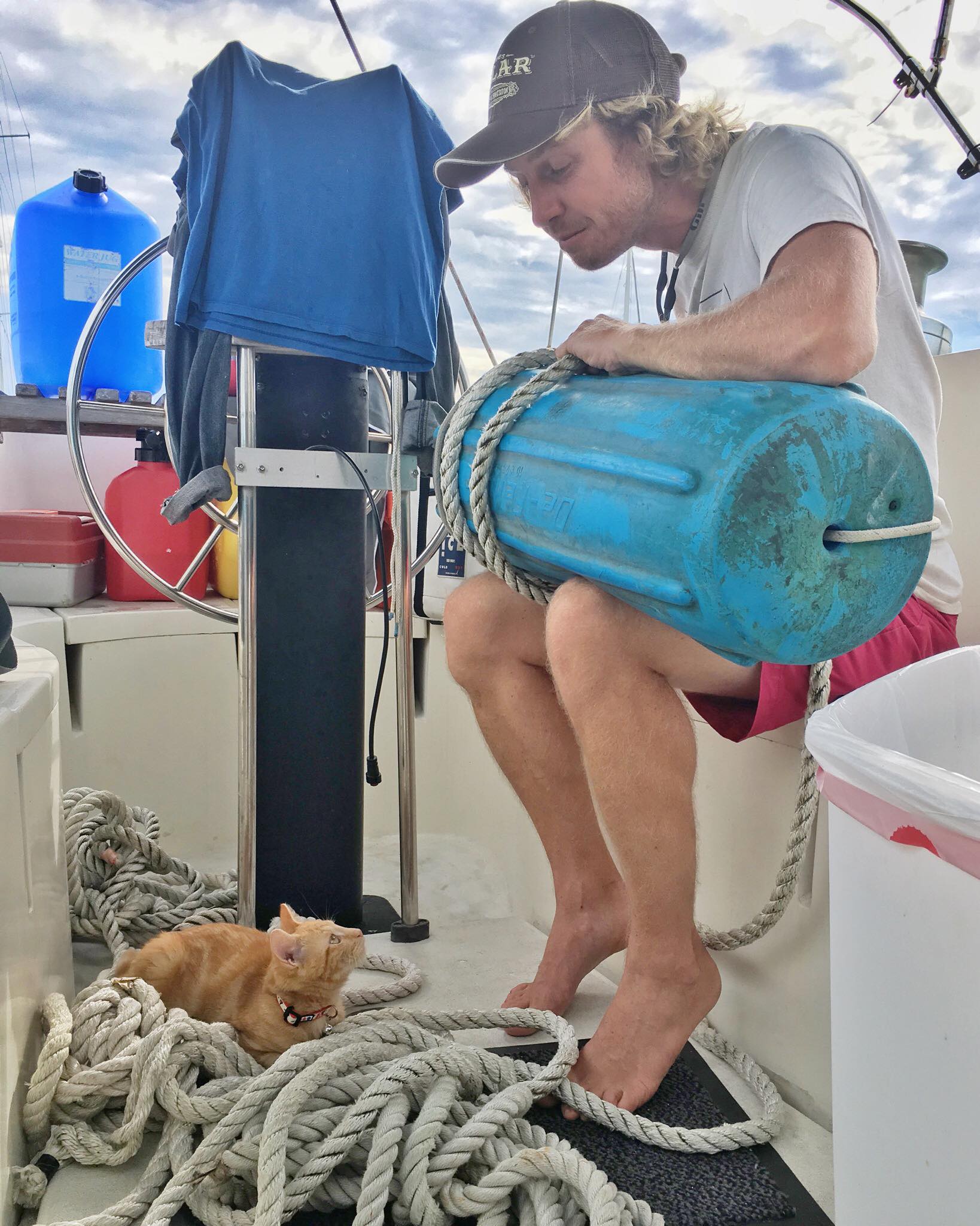 Meet Captain Ahab - Our New Sailor Cat Who Will Sail Around the World With Us