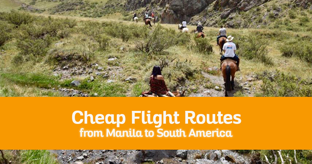 Cheap Flight Routes from Manila to South America