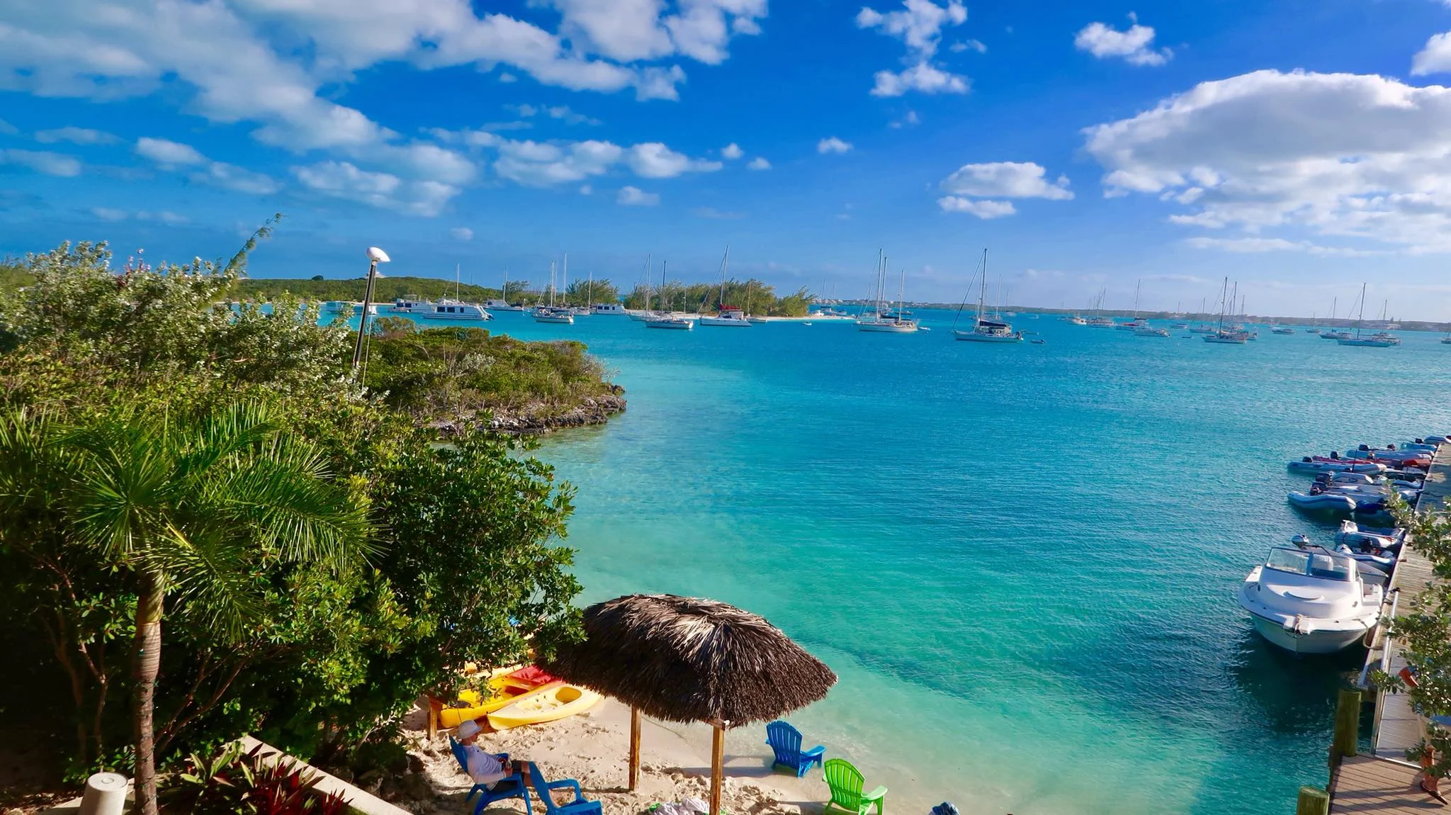 Sailing Life Day 32: Left the Boat to Meet Fellow Cruisers in St Francis Marina here in George Town, Exumas, Bahamas