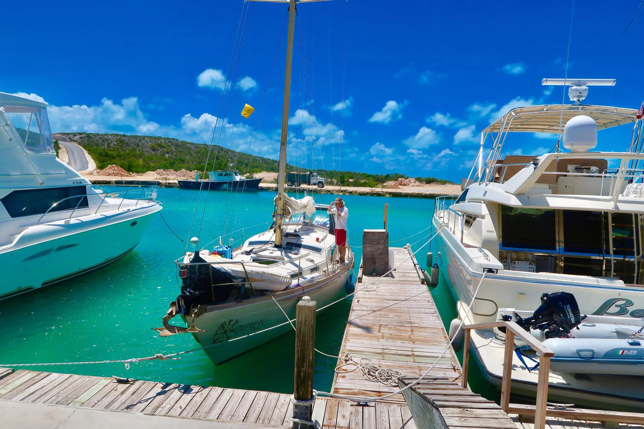 Sailing Life Day 44: Our Day in Provo, Turks and Caicos : Cleared In Customs and Immigration, New Passport Stamp for Captain Ahab, Steak for Dinner and Issues Fixed!