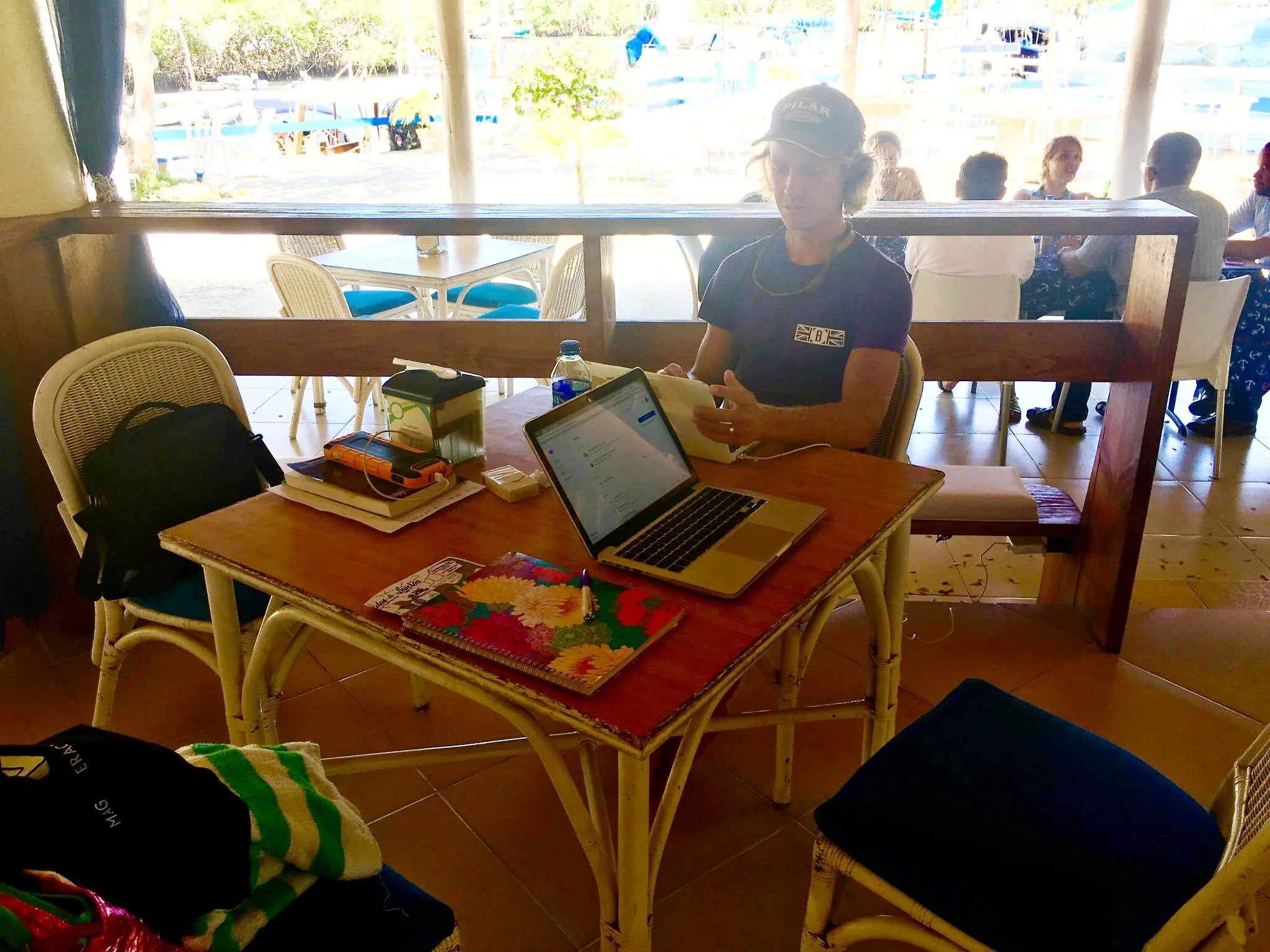 Sailing Life Day 52:  Another Work Day but at the Las Velas Restaurant, Puerto Blanco Marina