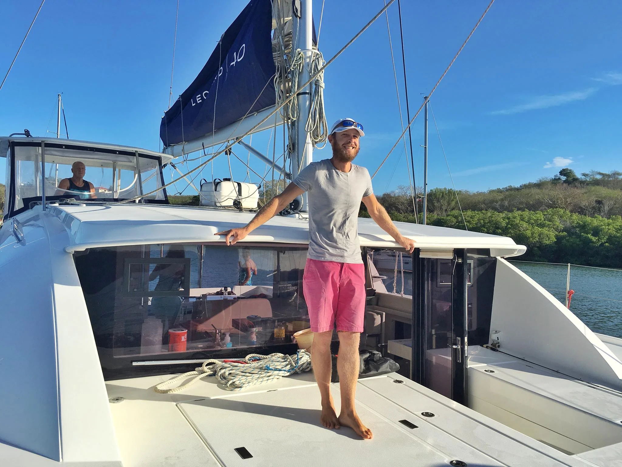 Liveaboard Life Day 170: Day Sailing on S/Y Keeping the Faith (Leopard 40 Catamaran) to Cambiaso and catching a Wahoo!