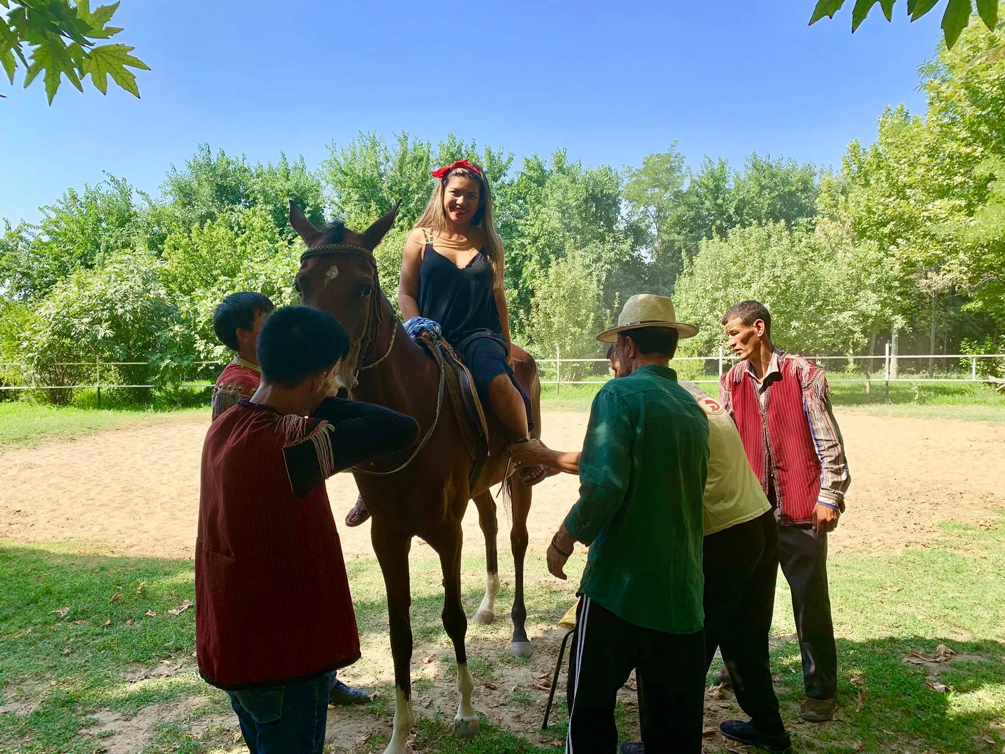 Kach Solo Travels in 2019 Visiting a Horse Farm and attending a wedding party3.jpg