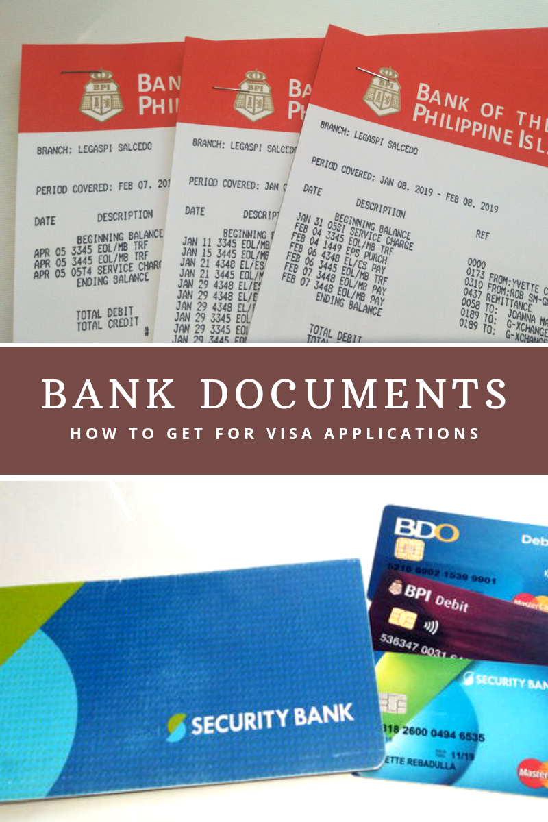 如何在菲律宾申请签证时获得银行文件