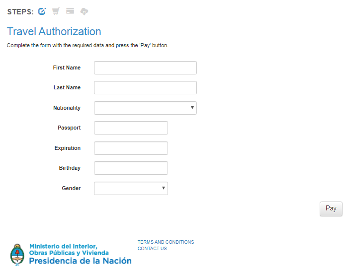 argentina electronic travel authorization (eta)
