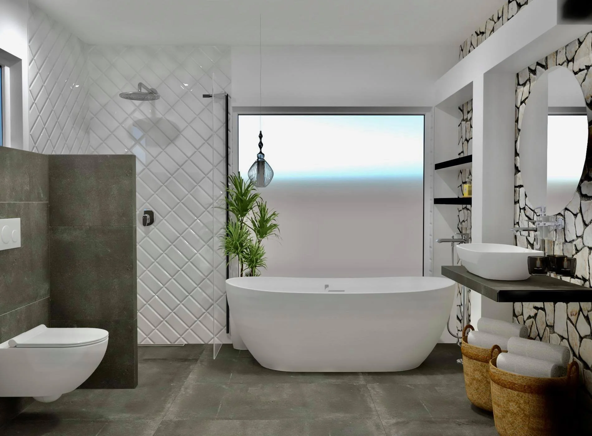 Day 48: Montenegro Stone House Renovation Journey - Main Bedroom’s bathroom plan is slowly happening! ❤️