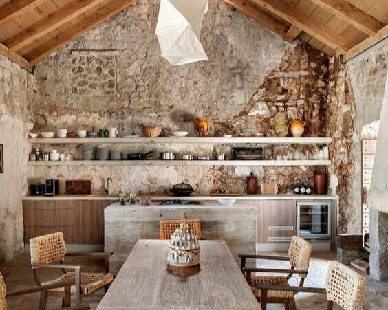 StoneHouse Villa Interior Design Inspiration &amp; House Theme Concept [Montenegro Stone House Renovation Vision Board]